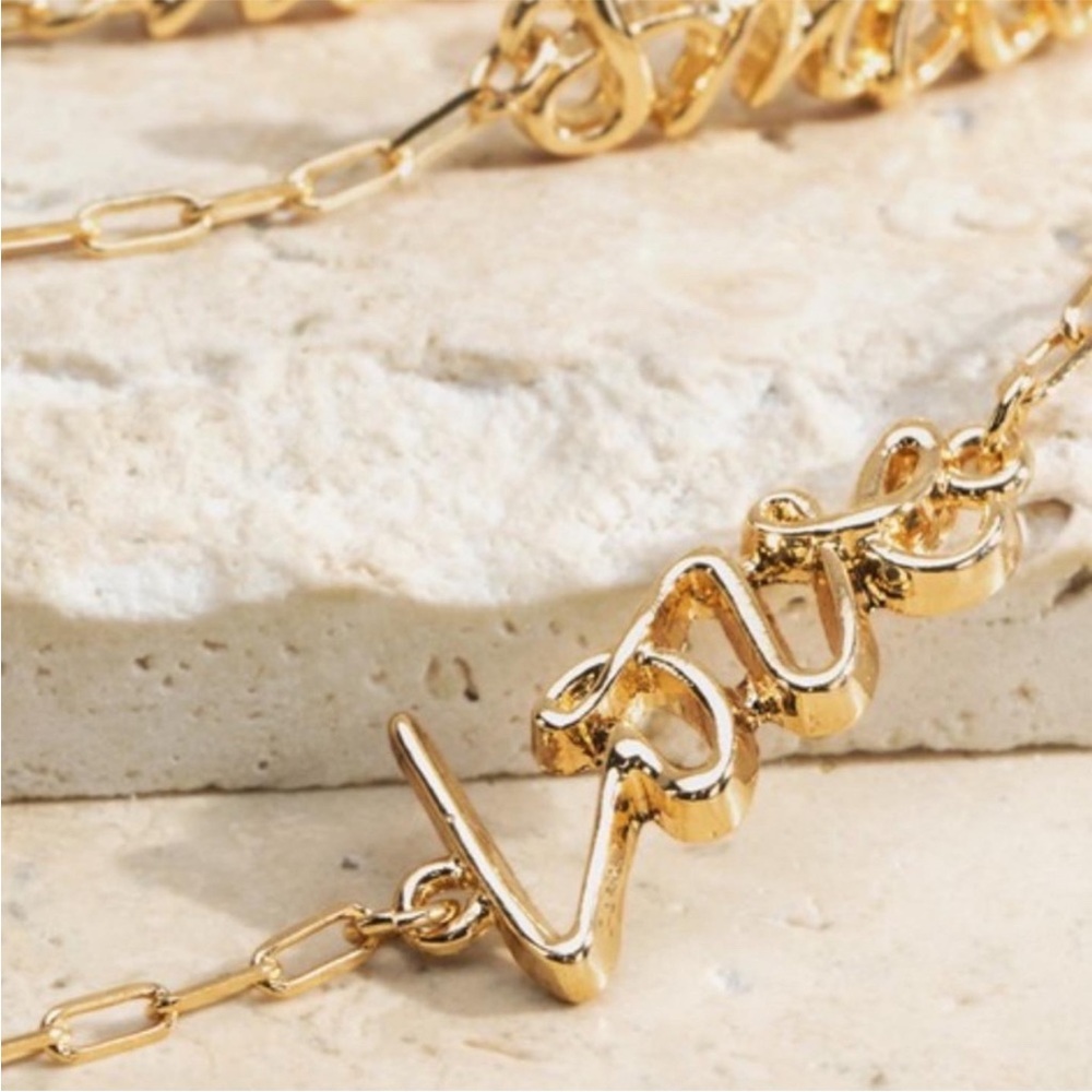 Love Graphic Letter Bracelet - Picture 2 of 3